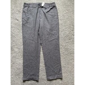Banana Republic Mason Athletic Tapered Pants Mens 34x30 Grey Elastic Waist NEW